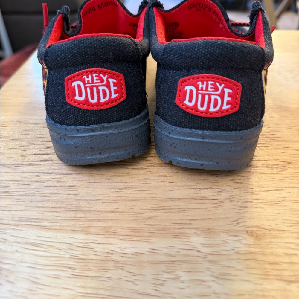 Kids Hey Dudes HotWheels shoes.  NWOT and Box size 10c. - Picture 3 of 9